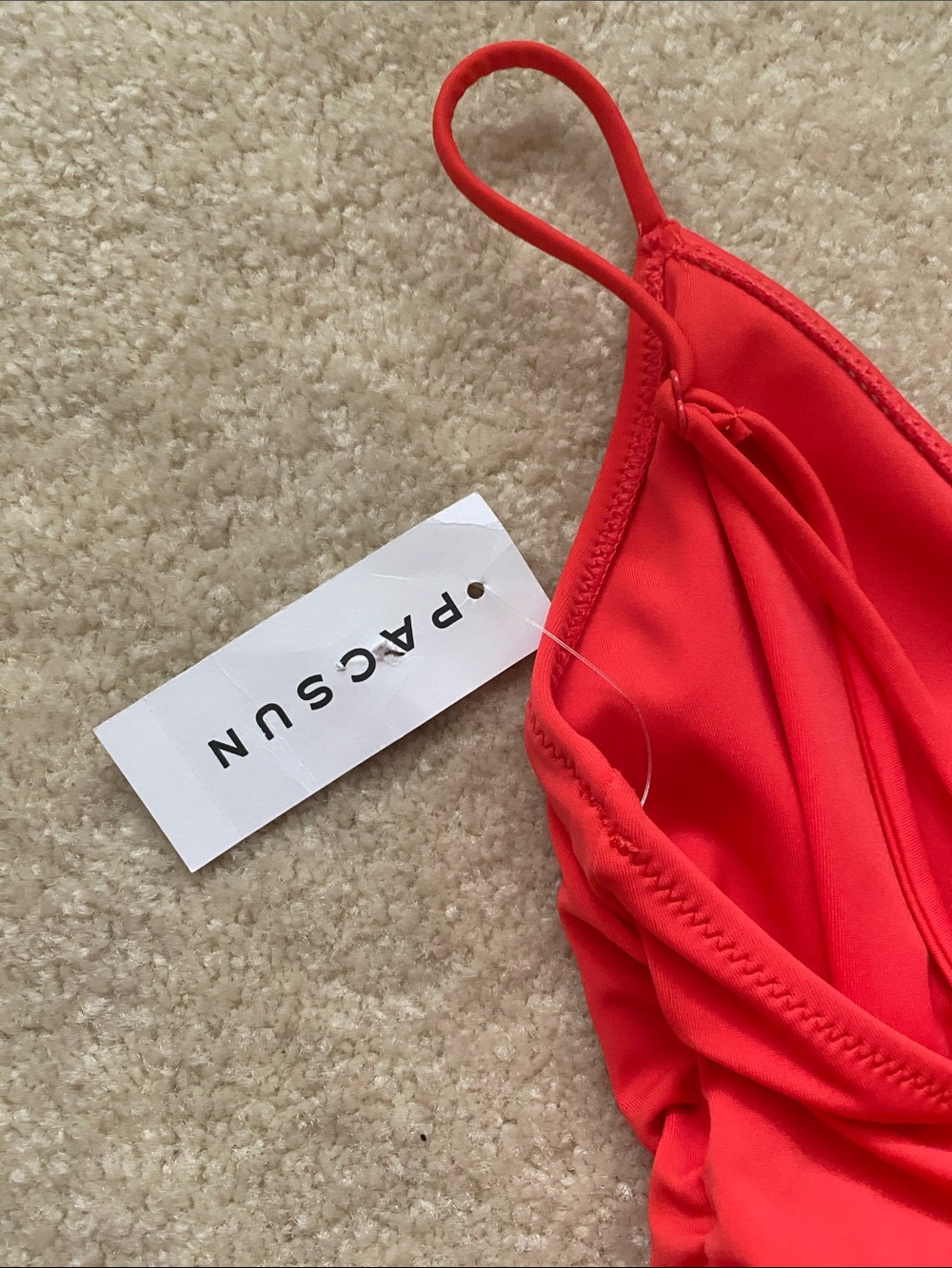 Pacsun red NWT one piece swimsuit size medium - Picture 4 of 7